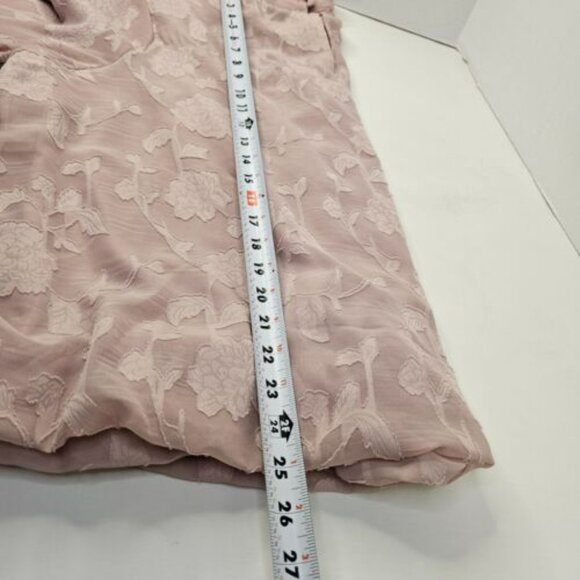 Torrid Floral Long Sleeve Blouse Chiffon Clip Bubble Hem Pink Size 3 3X 22-24 - Picture 11 of 11